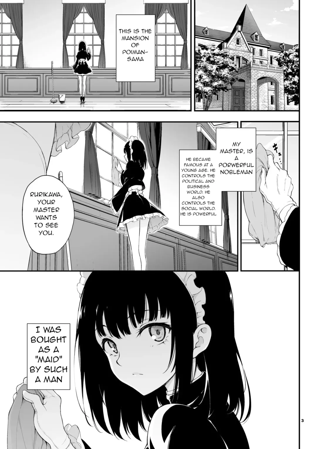 [Kyockcho] Maid Kyouiku. -Botsuraku Kizoku Rurikawa Tsubaki- Fhentai - Page 2