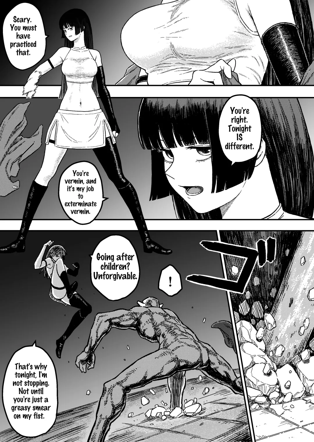 [Bourne] Midnight predation - Seigi no Heroine, Esa ni Naru | Midnight Predation ~Heroine Prey~ Fhentai - Page 6