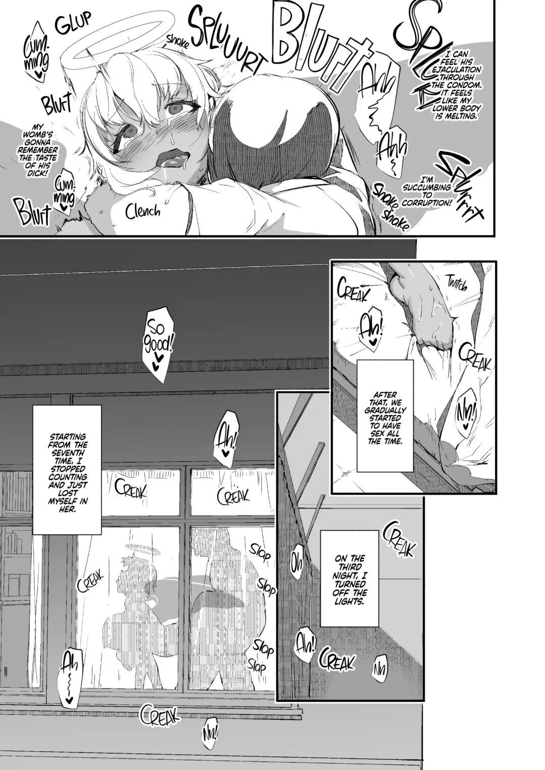 [Ahobaka] H Sugiru Tenshi wa Succubus to Miwake ga Tsukanai | An Angel so Lewd She's Basically a Succubus (decensored) Fhentai - Page 15