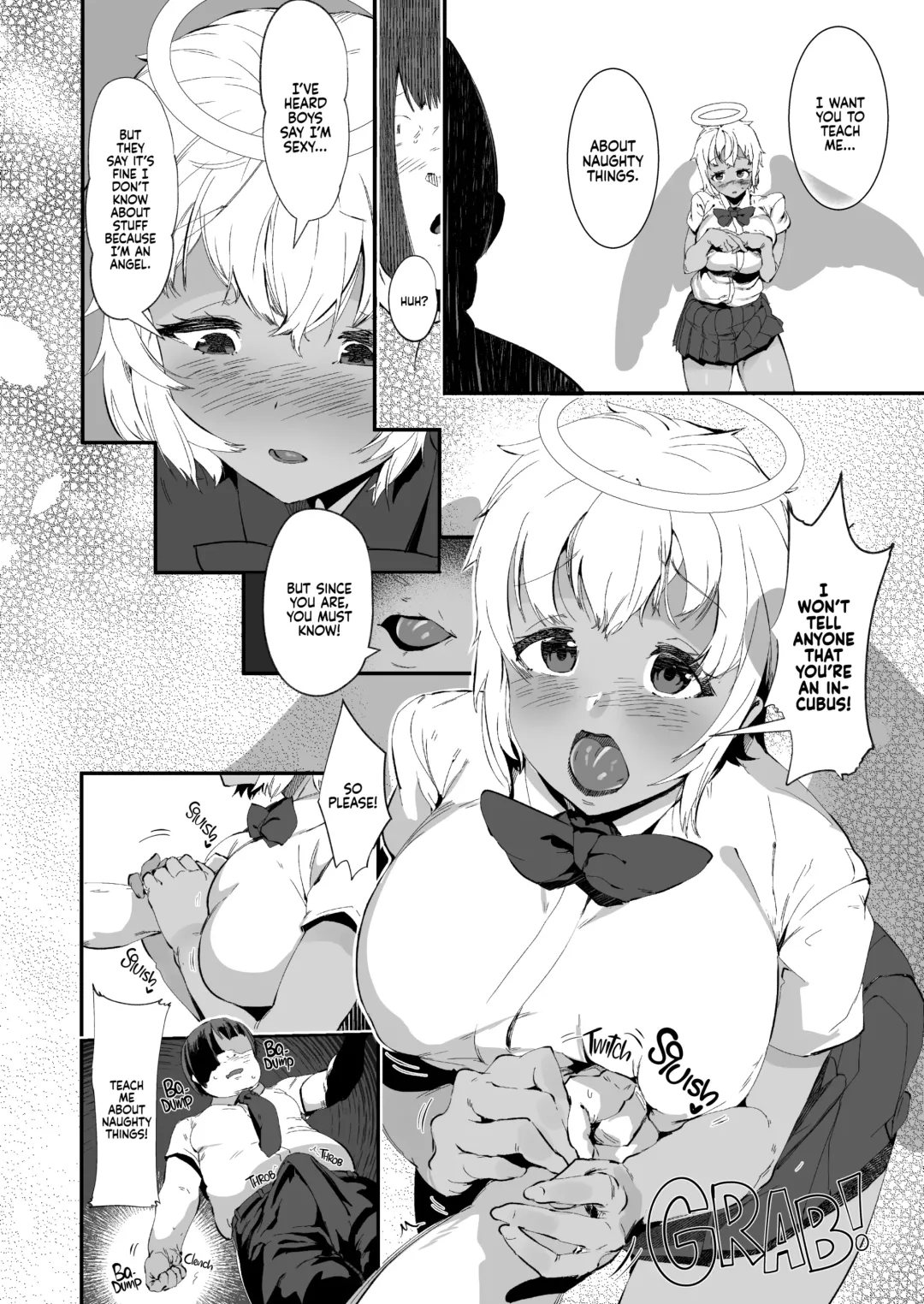 [Ahobaka] H Sugiru Tenshi wa Succubus to Miwake ga Tsukanai | An Angel so Lewd She's Basically a Succubus (decensored) Fhentai - Page 6