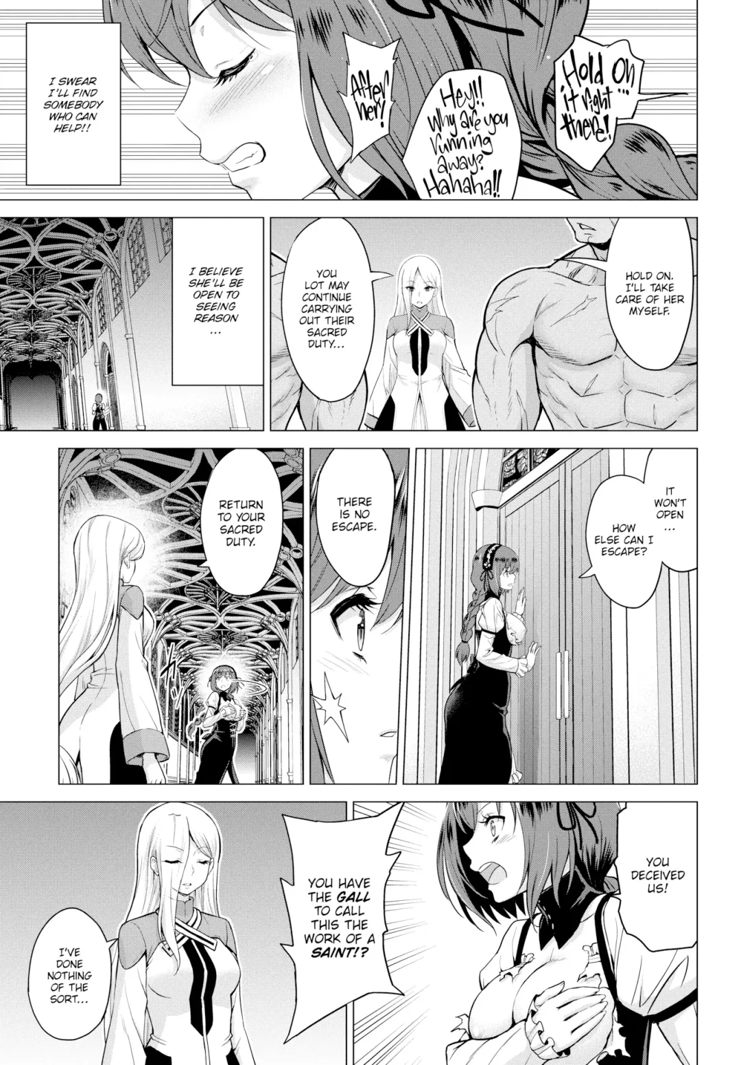 [Yamada Gogogo] Seijo no Rakuin -Annunciation of despair - Ch 1-4 Fhentai - Page 21