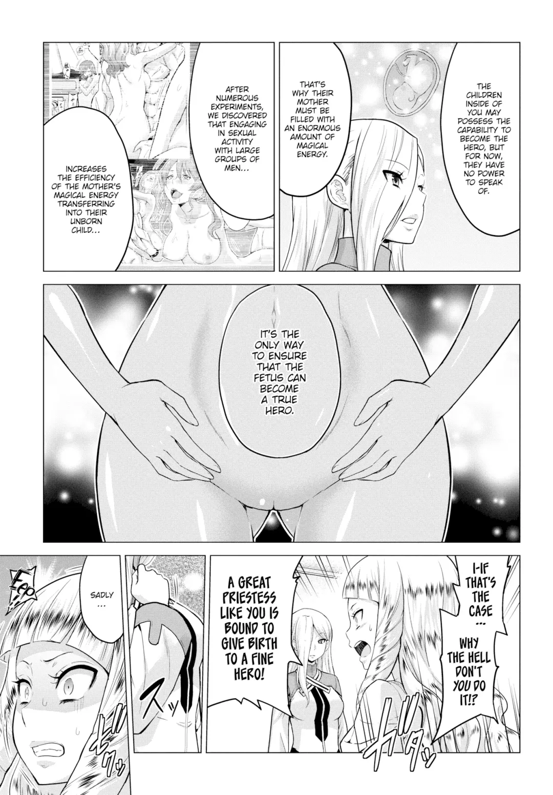 [Yamada Gogogo] Seijo no Rakuin -Annunciation of despair - Ch 1-4 Fhentai - Page 41