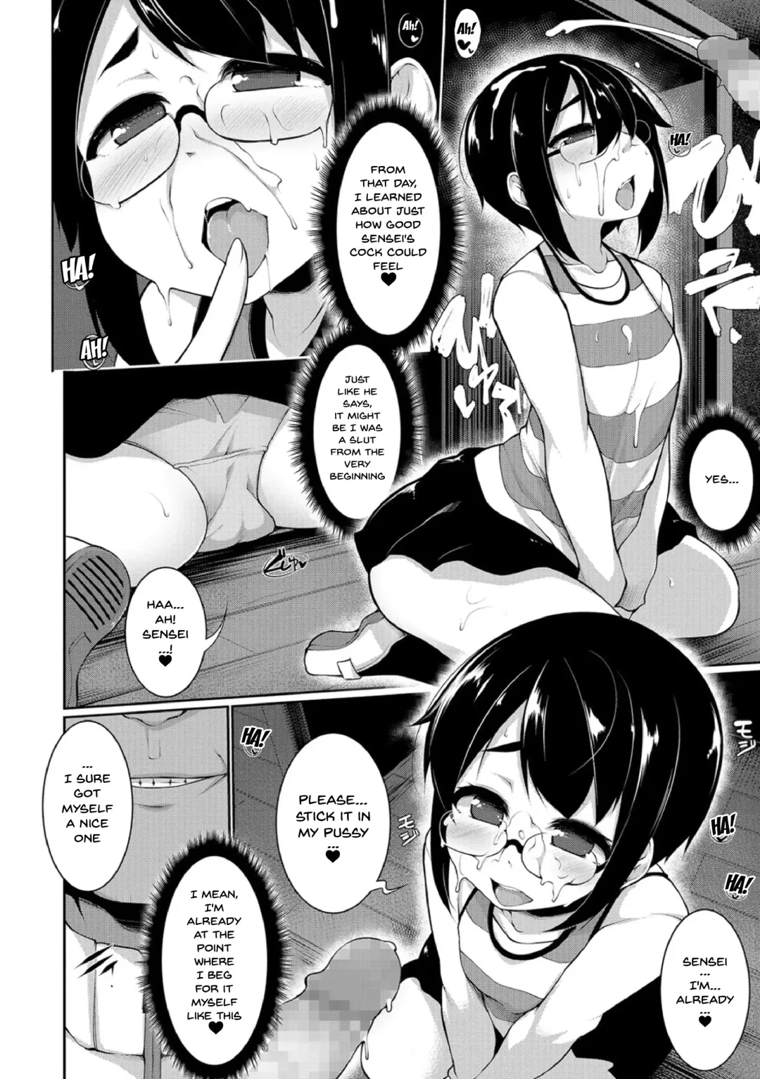 Megane Loli Choukyou Jugyou!! ~Otonashii Megane Lolikko ni Muriyari Dekachin Sounyuu~ | The Loli In Glasses' Training Lesson!! ~Force Fucking a Timid Glasses Wearing Loli With My Big Cock~ Fhentai - Page 9