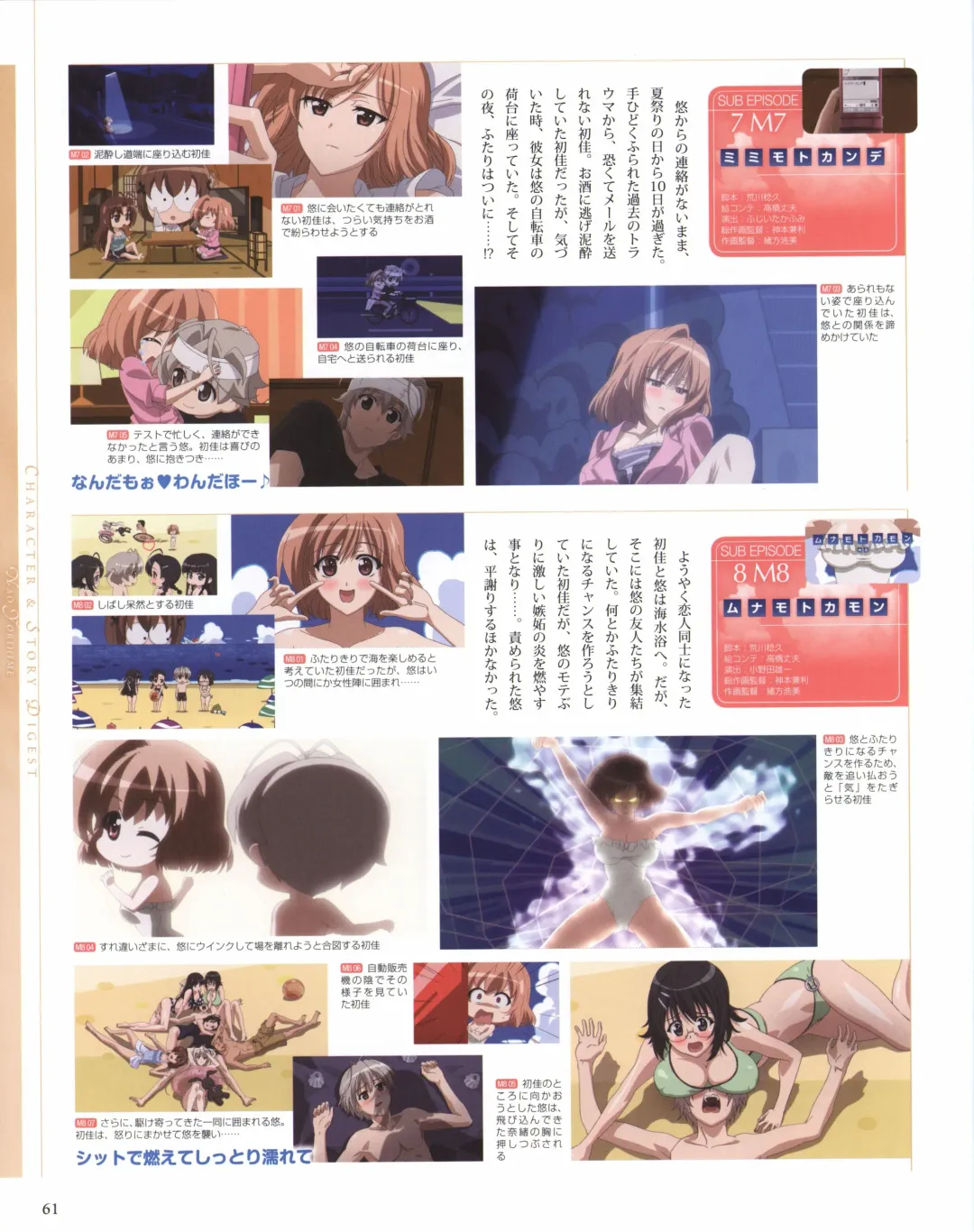 Yosuga no Sora OFFICIAL CHARACTER BOOK Fhentai - Page 61