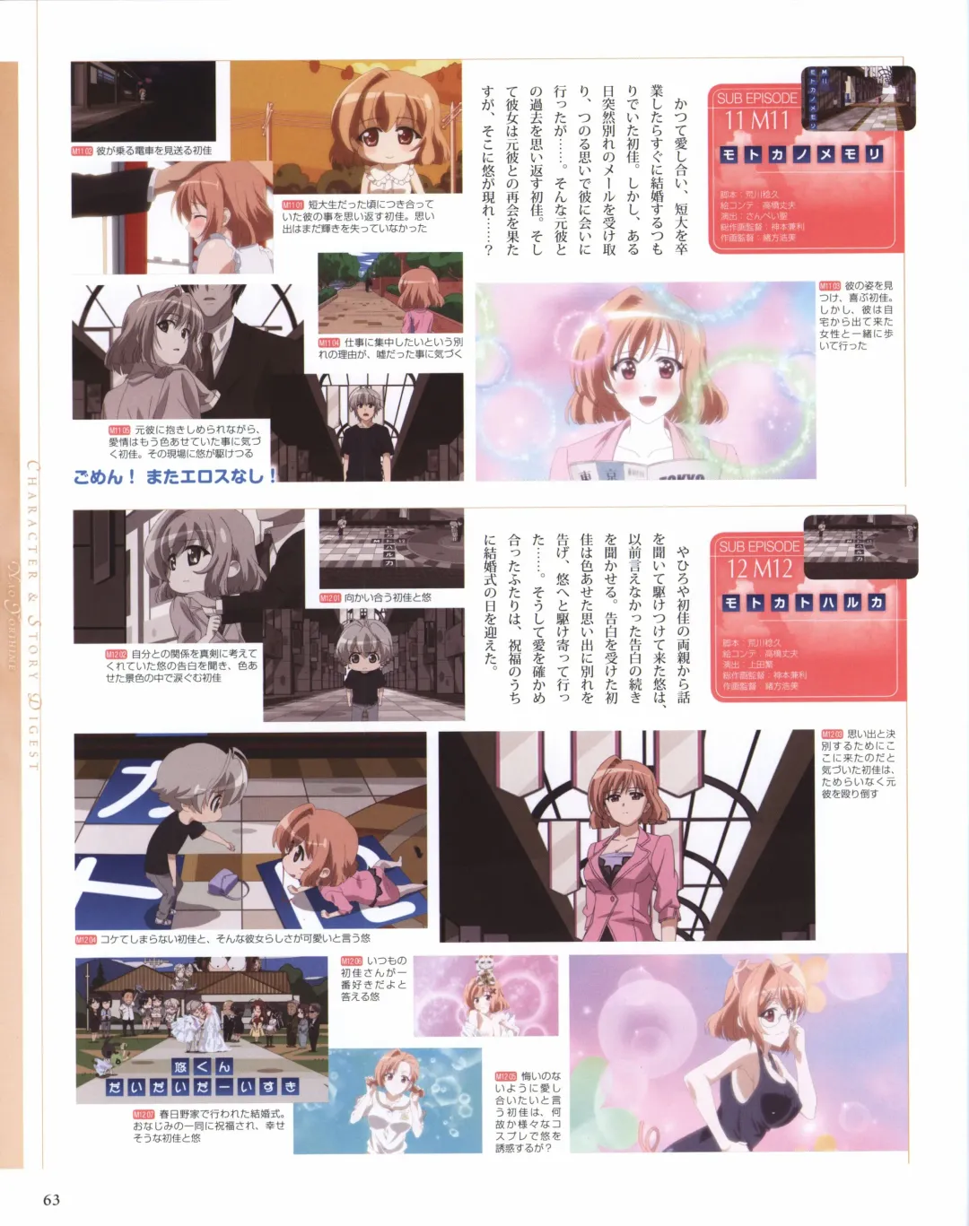 Yosuga no Sora OFFICIAL CHARACTER BOOK Fhentai - Page 63