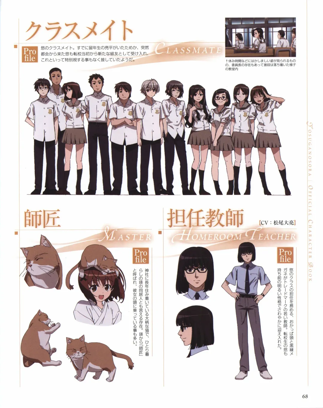 Yosuga no Sora OFFICIAL CHARACTER BOOK Fhentai - Page 68