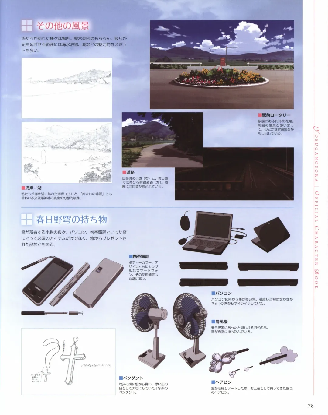 Yosuga no Sora OFFICIAL CHARACTER BOOK Fhentai - Page 78