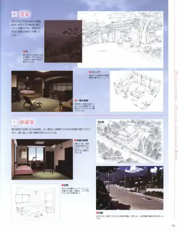 Yosuga no Sora OFFICIAL CHARACTER BOOK Fhentai - Page 74