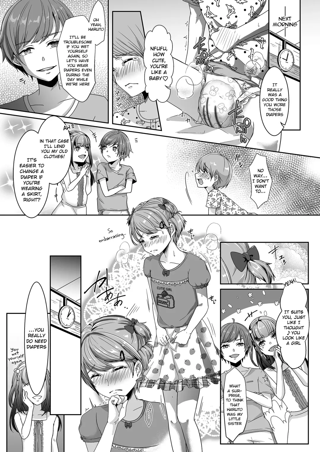 [Kuzumochi] Otouto ni Naburareta Natsuyasumi | The Summer Break I Got Teased by My Little Brother Fhentai - Page 14