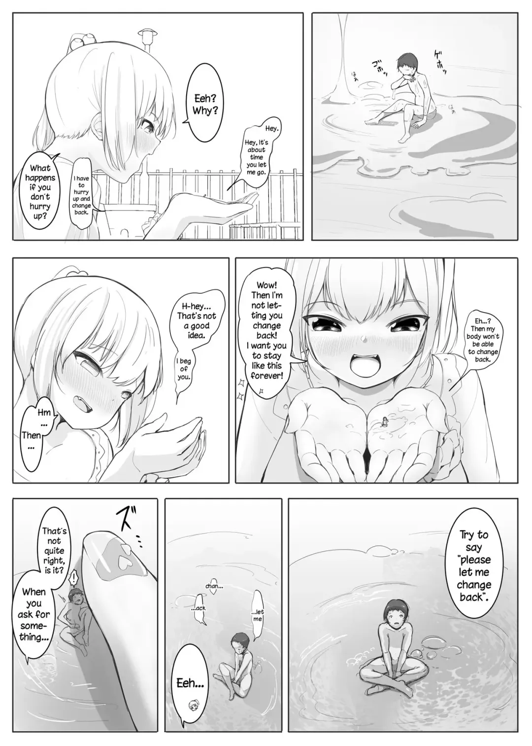 [Marushamo] Chiisaku Natte Onna no Ko ni Wakaraserareru Fhentai - Page 2