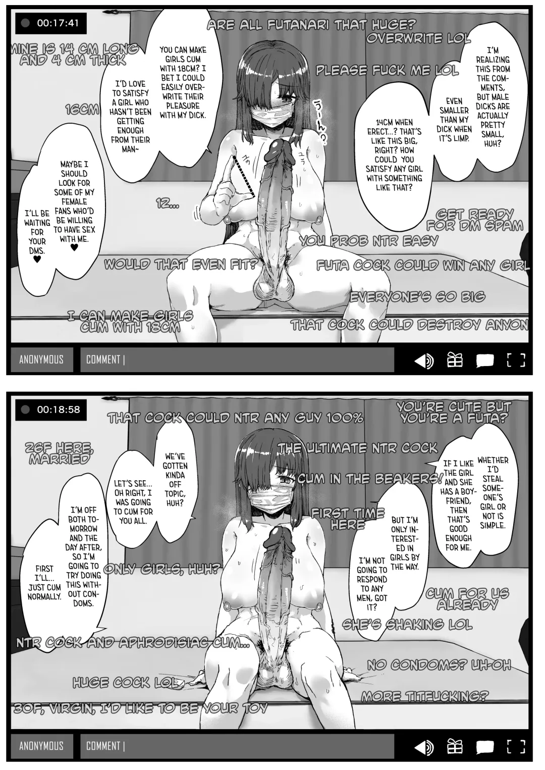 [Eigetu] Futa Musume ni Itazura Shicha Ikemasen -Onanie Haishin Hen- + Futa Musume ni Itazura Shicha Ikemasen Settei, Rakugaki Bon (decensored) Fhentai - Page 14