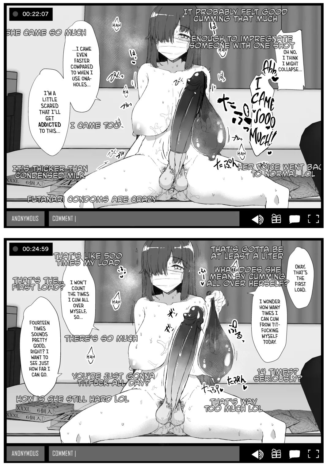 [Eigetu] Futa Musume ni Itazura Shicha Ikemasen -Onanie Haishin Hen- + Futa Musume ni Itazura Shicha Ikemasen Settei, Rakugaki Bon (decensored) Fhentai - Page 9
