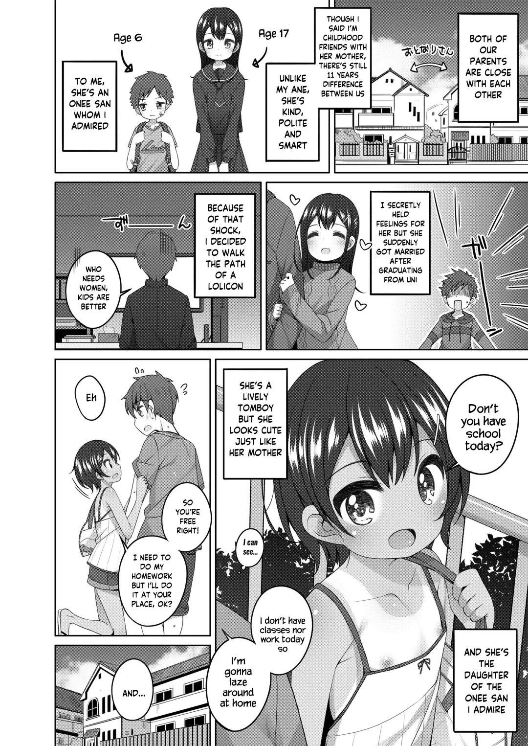 [Shouji Ayumu] Akogare no Onee-san no Musume-san ga Kawaii | The daughter of the big sister I long for is cute Fhentai - Page 2