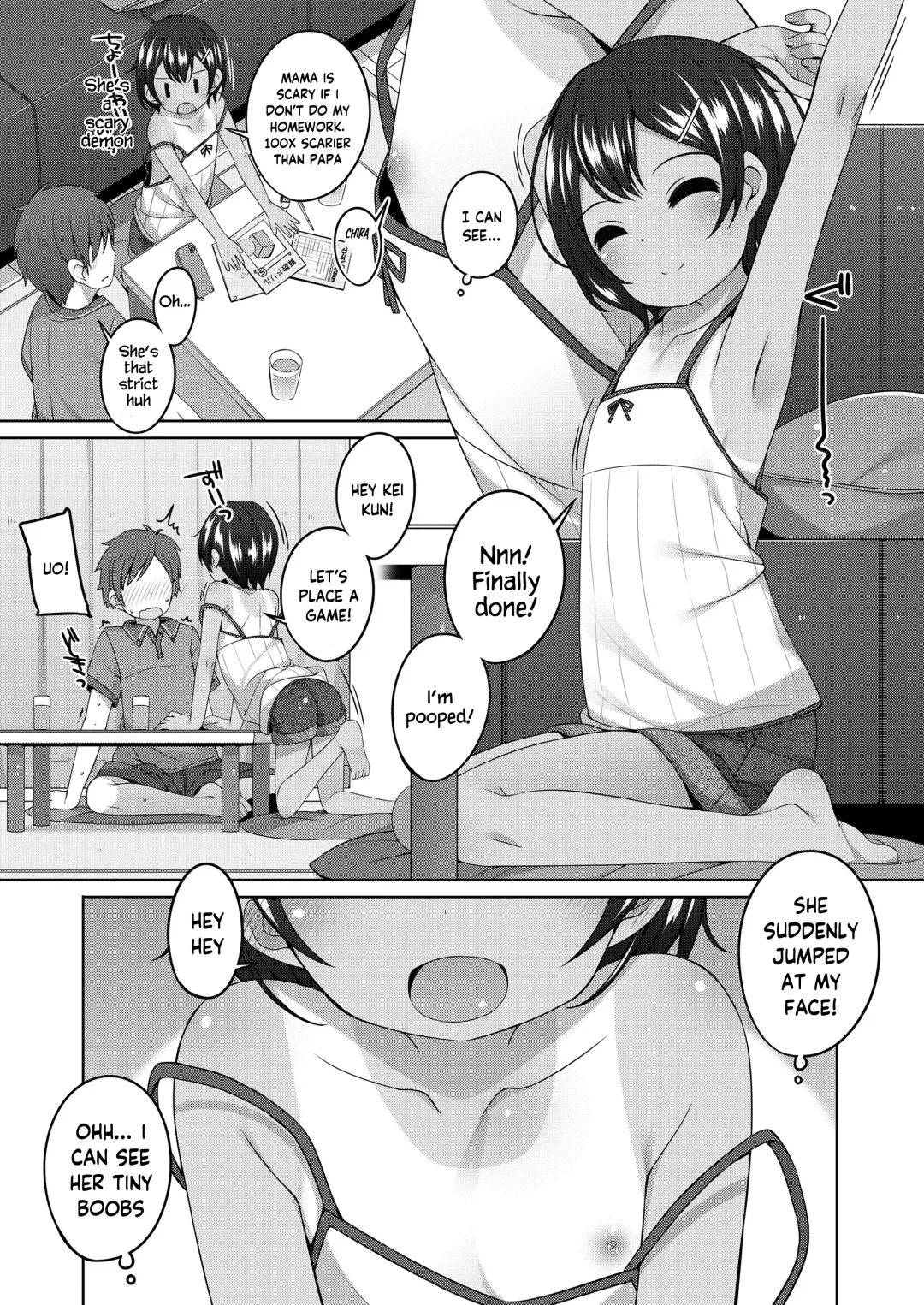 [Shouji Ayumu] Akogare no Onee-san no Musume-san ga Kawaii | The daughter of the big sister I long for is cute Fhentai - Page 3