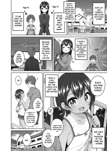 [Shouji Ayumu] Akogare no Onee-san no Musume-san ga Kawaii | The daughter of the big sister I long for is cute Fhentai - Page 2