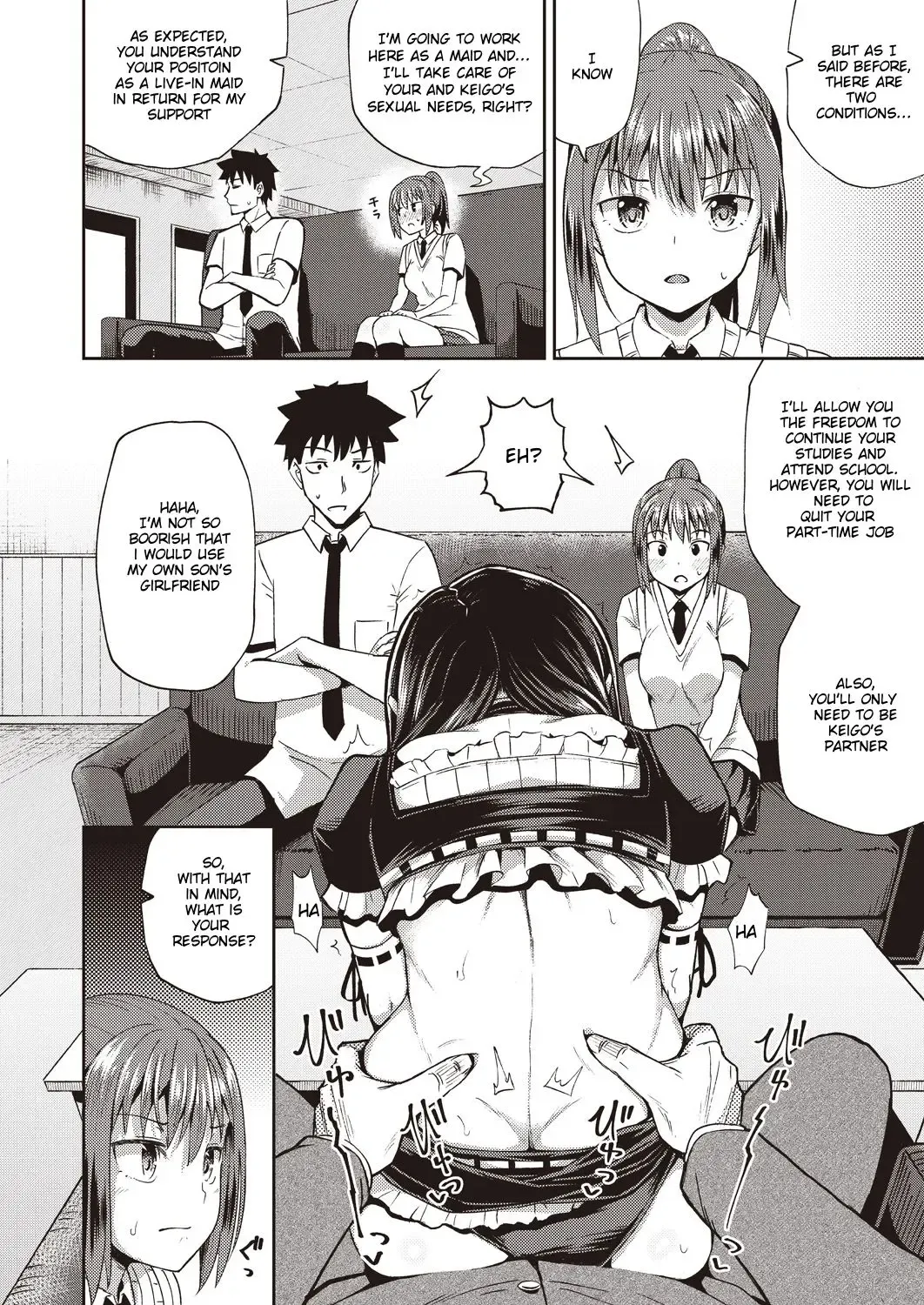 [Poncocchan] Osananajimi wa Ore no Senzoku Okuchi Maid | My Childhood Friend is my Personal Mouth Maid Chapter 1 Fhentai - Page 6