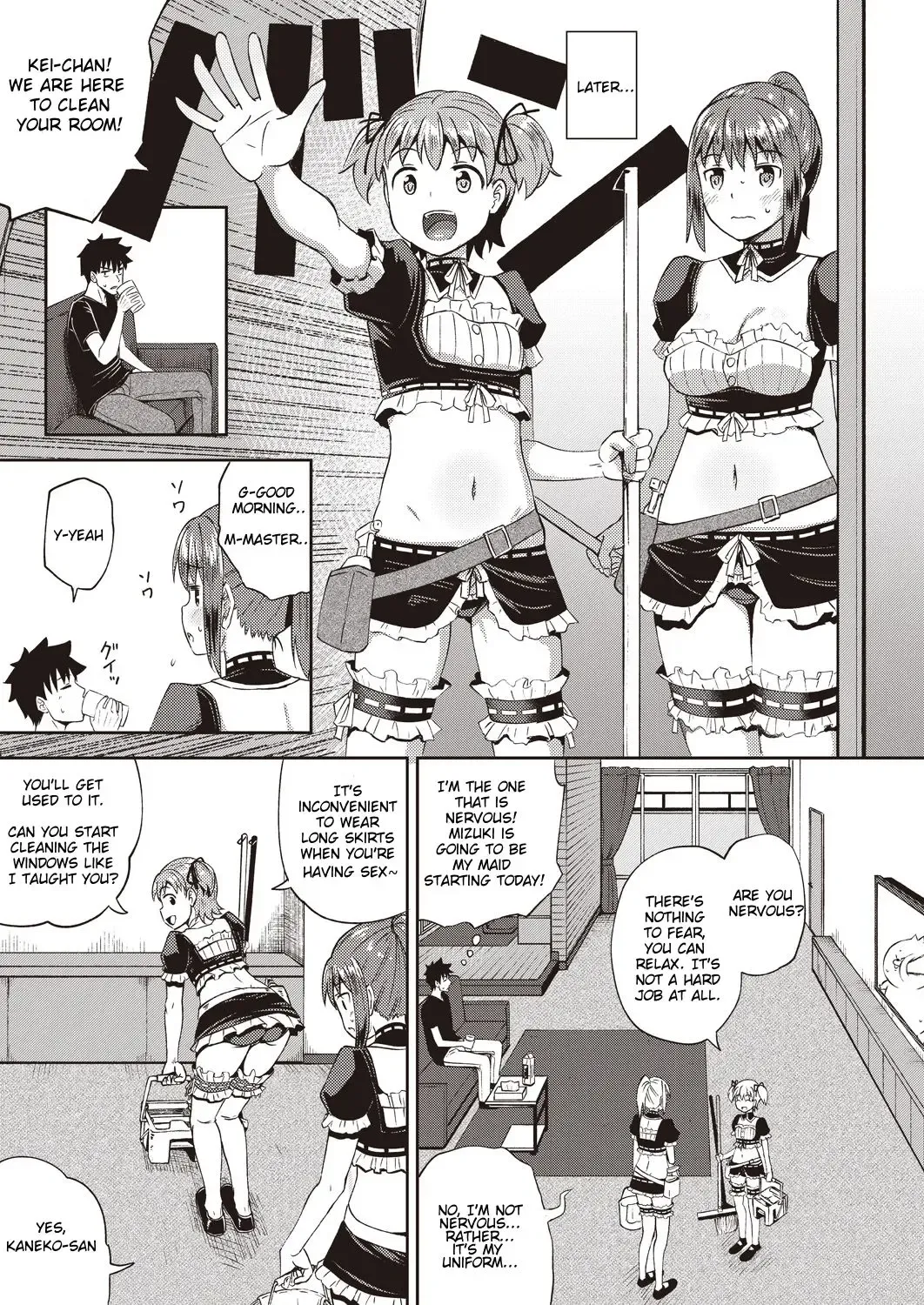 [Poncocchan] Osananajimi wa Ore no Senzoku Okuchi Maid | My Childhood Friend is my Personal Mouth Maid Chapter 1 Fhentai - Page 7