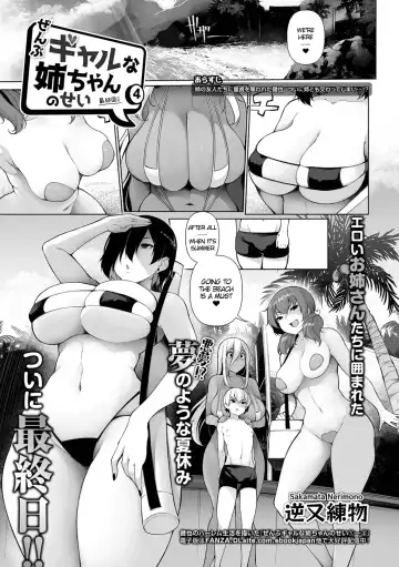 Read [Sakamata Nerimono] Zenbu Gal na Nee-chan no Sei 4 - Fhentai