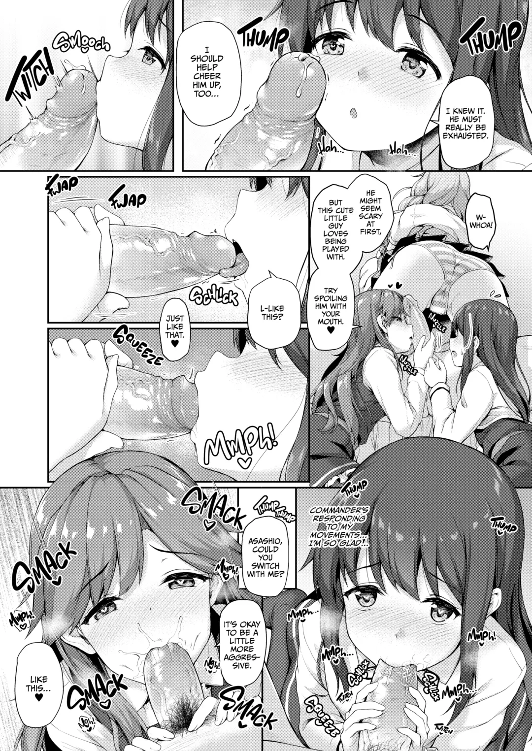 [Awayume] Asashio-chan Yoru no Sakusen Kaigi!! | Asashio's Night Strategy Meeting (decensored) Fhentai - Page 12