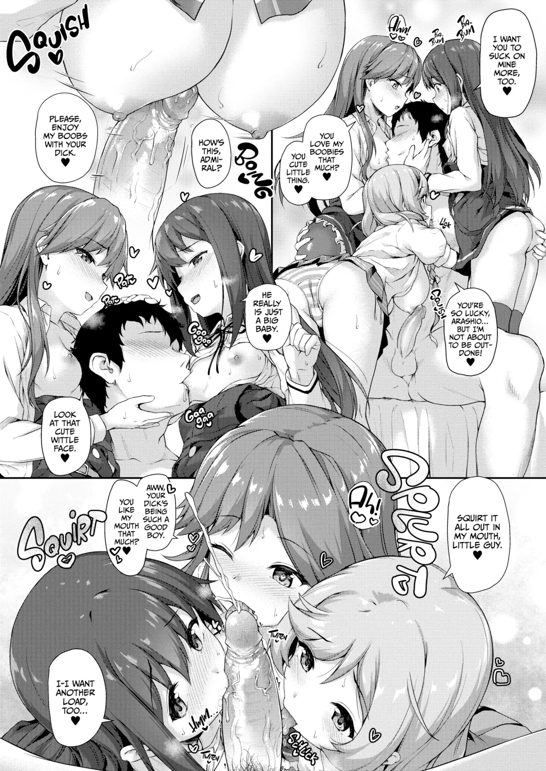 [Awayume] Asashio-chan Yoru no Sakusen Kaigi!! | Asashio's Night Strategy Meeting (decensored) Fhentai - Page 19