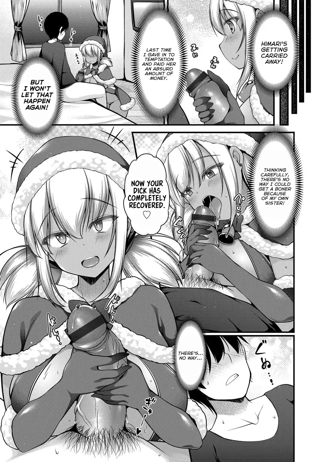 [Kotoba Ai] Inaka kara Oshikakete Kita Santa Cos Shita Kuro Gal JK na Imouto to Papakatsu Shite Shimatta Hanashi Fhentai - Page 5