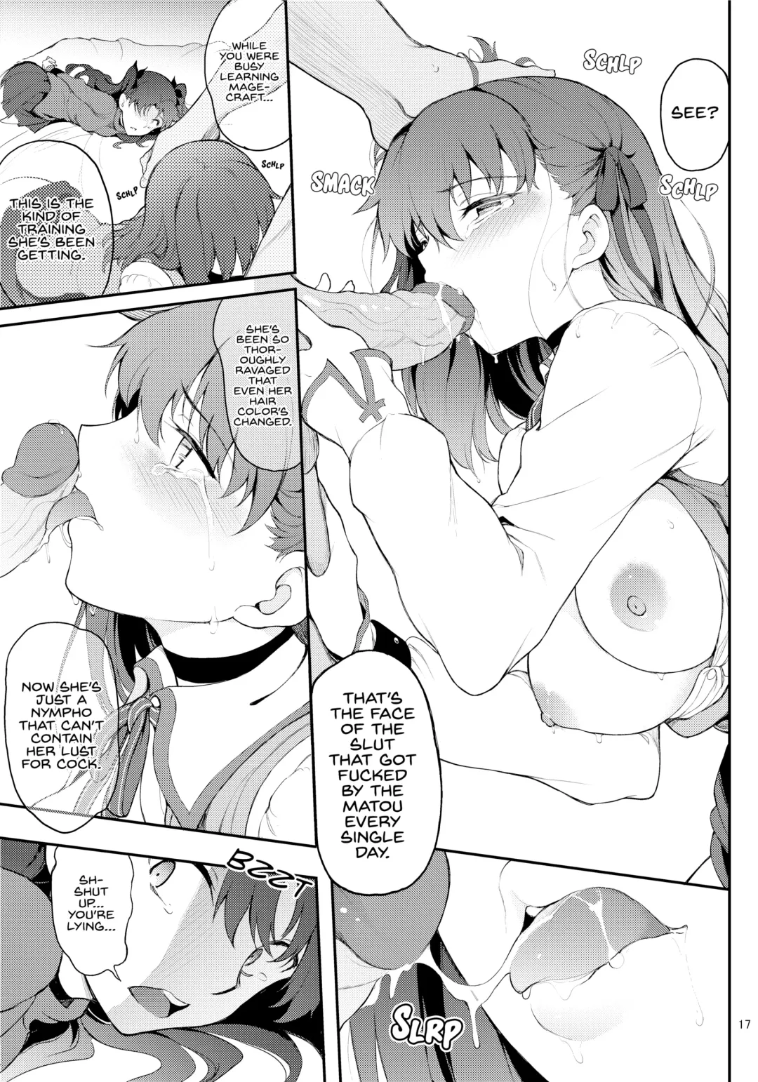 [Kyockcho] Tohsaka Shimai Ryoujoku | The Breaking of the Tohsaka Sisters (decensored) Fhentai - Page 16
