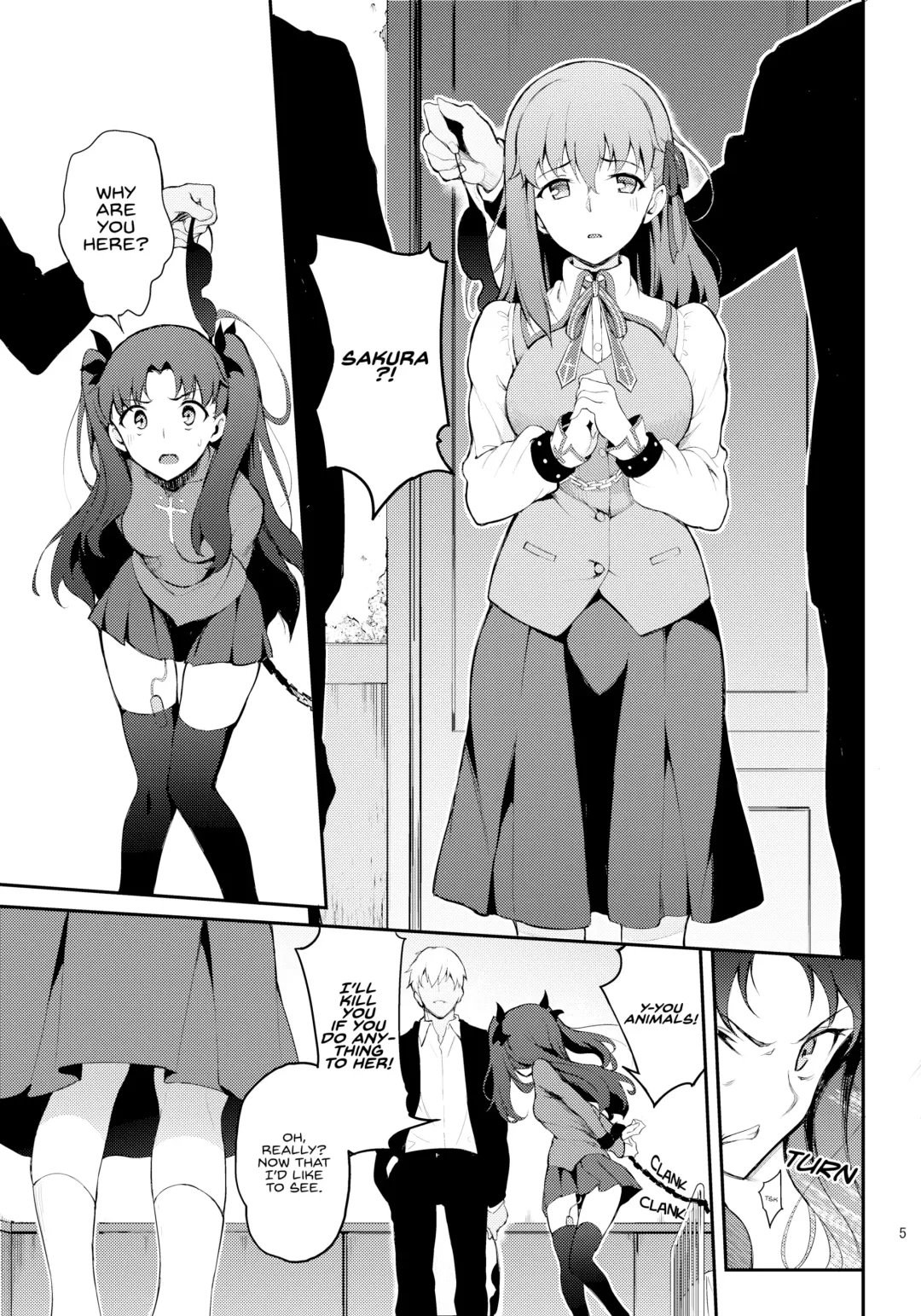 [Kyockcho] Tohsaka Shimai Ryoujoku | The Breaking of the Tohsaka Sisters (decensored) Fhentai - Page 4