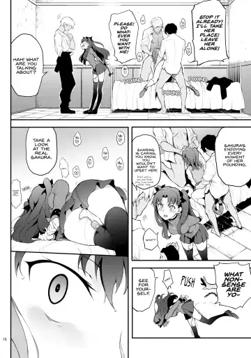 [Kyockcho] Tohsaka Shimai Ryoujoku | The Breaking of the Tohsaka Sisters (decensored) Fhentai - Page 15