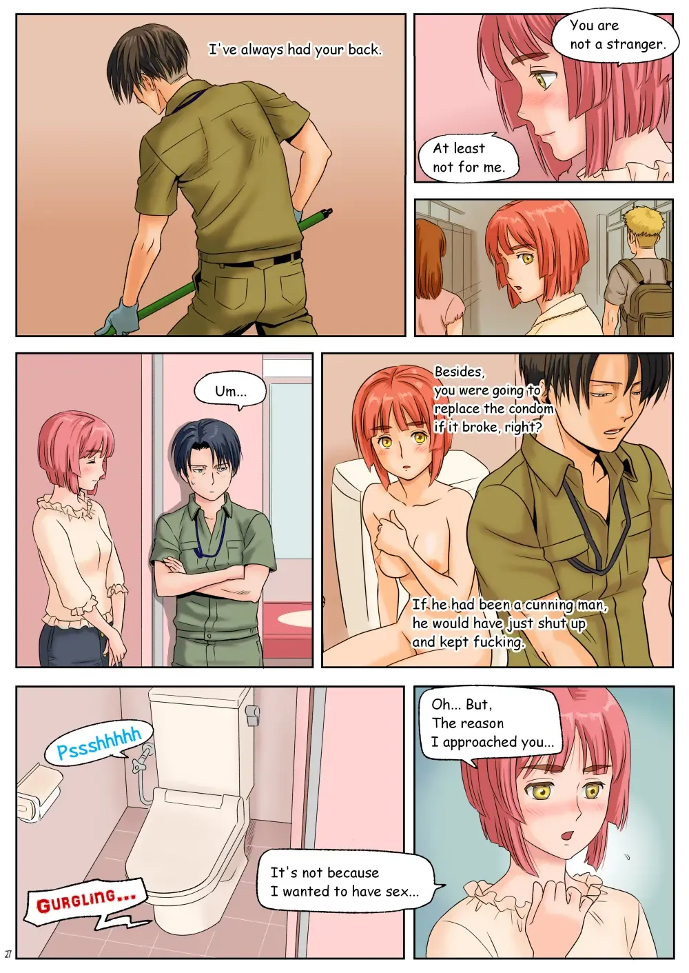 [Yamakuwa Amago] Souji o Shiteitara JK ni Benjo ni Tsurekomareta. Fhentai - Page 28