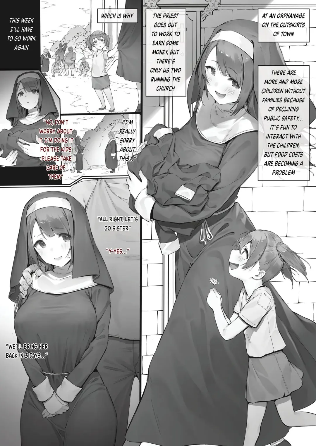 [Nigiri Usagi] Sister ga Soto ni Shigoto ni Iku Hanashi | Sister's work Fhentai - Page 1