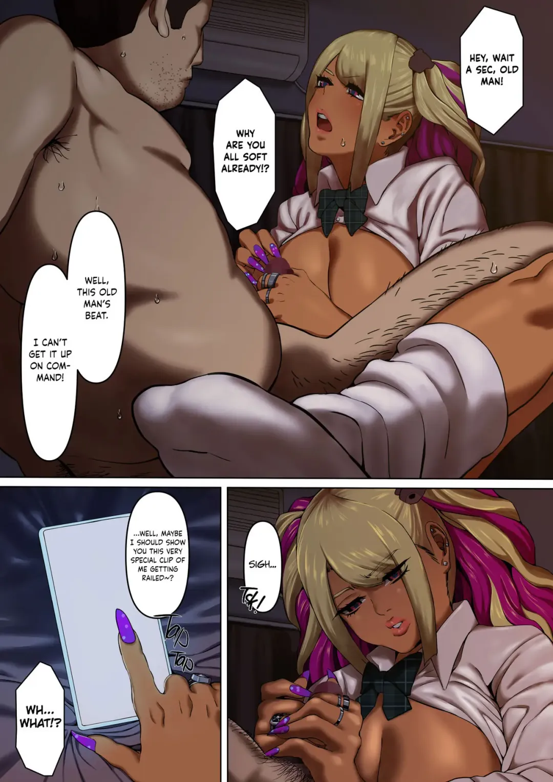 Kuro Gal JK o Hitoban Tomeru Hanashi | A Story About a Tanned JK Gal Staying the Night Over Fhentai - Page 8