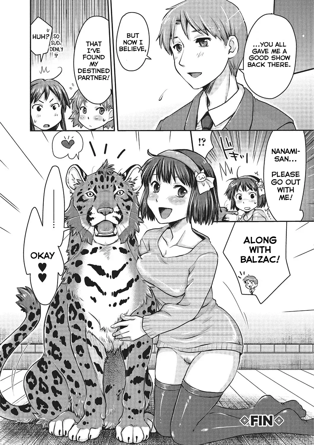 [Souko Souji] Love Love Ecchi o Big Cat to | Lovey-Dovey Sex with Big Cats (decensored) Fhentai - Page 19