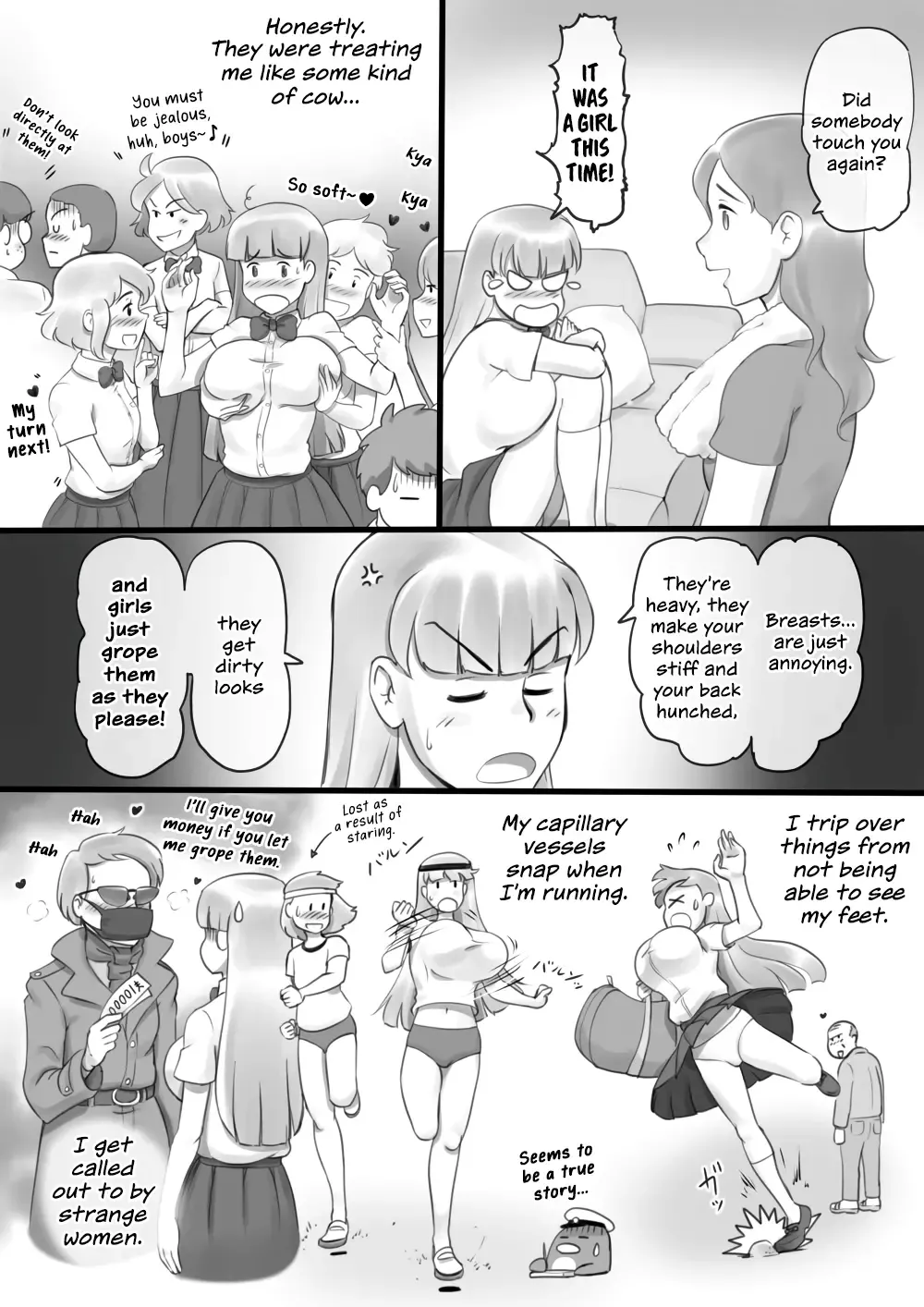 [Mizuiro Megane] Girl on Mom: Himitsu no Bust Lesson | Girl on Mom: Secret Bust Lesson Fhentai - Page 5