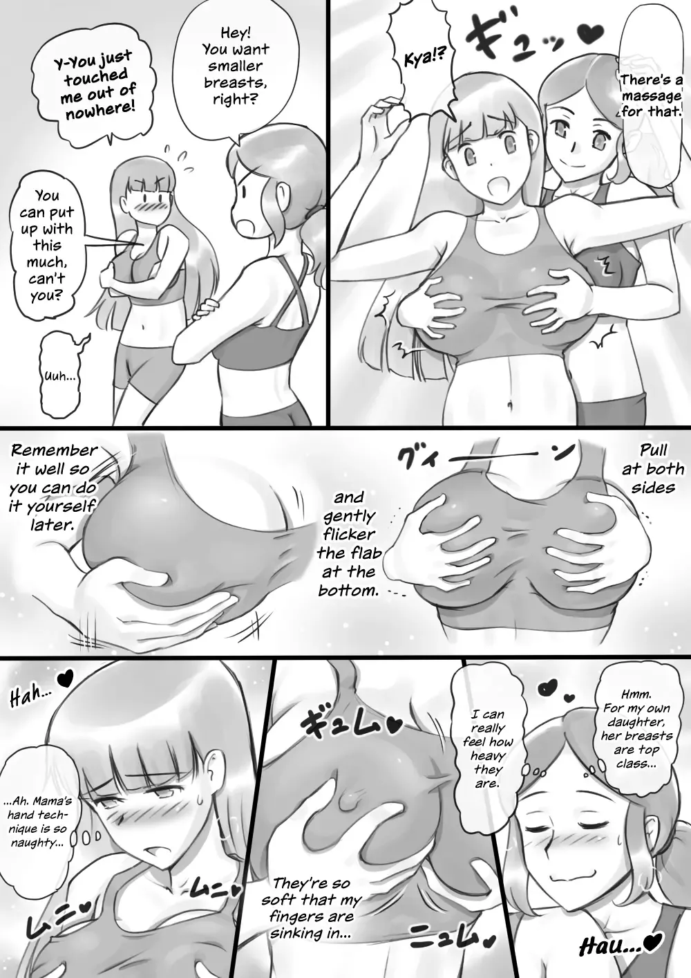 [Mizuiro Megane] Girl on Mom: Himitsu no Bust Lesson | Girl on Mom: Secret Bust Lesson Fhentai - Page 9