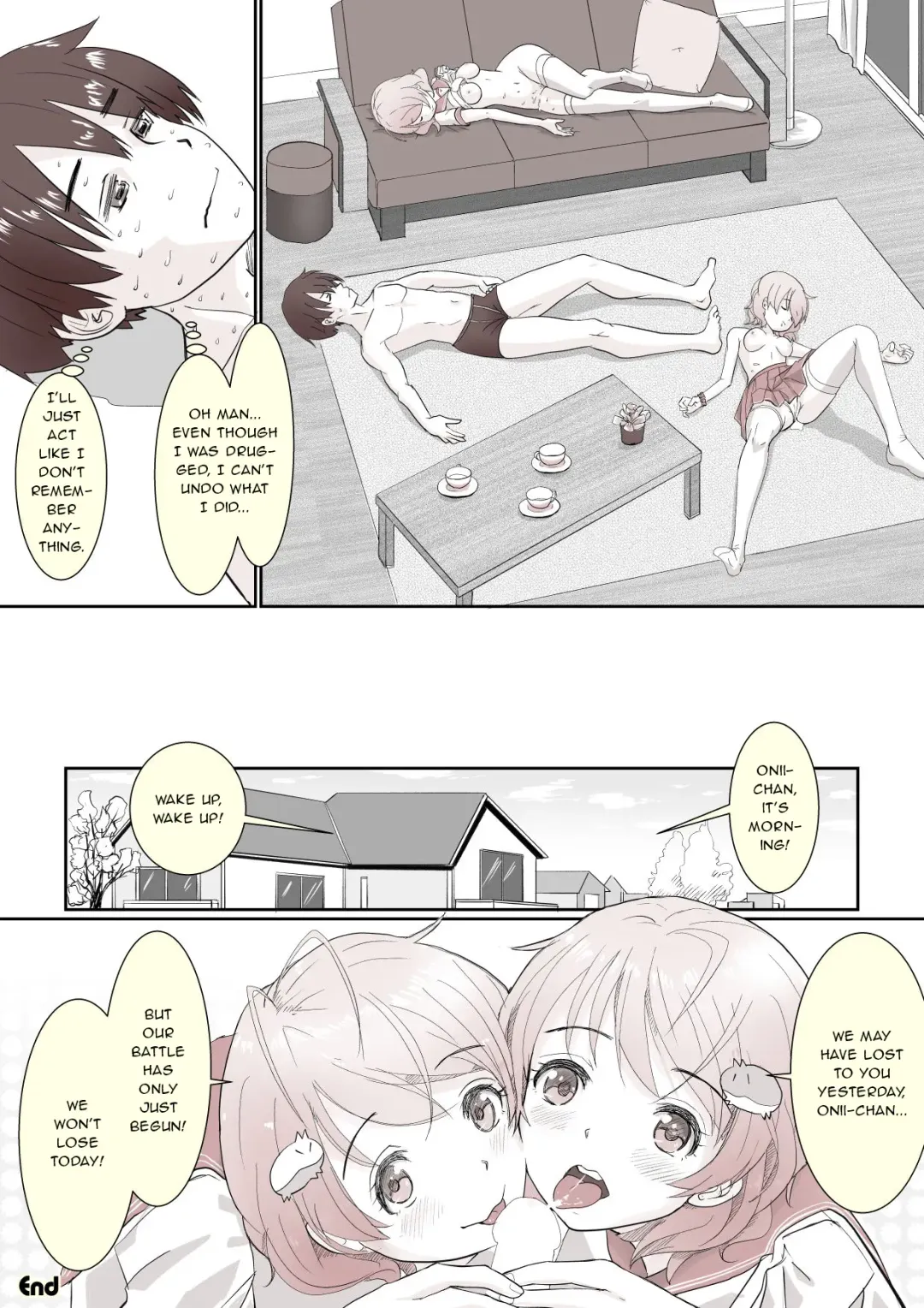 [Ohshima Hato] Yarisugi Twins! | Sex-crazy Twins! Fhentai - Page 19