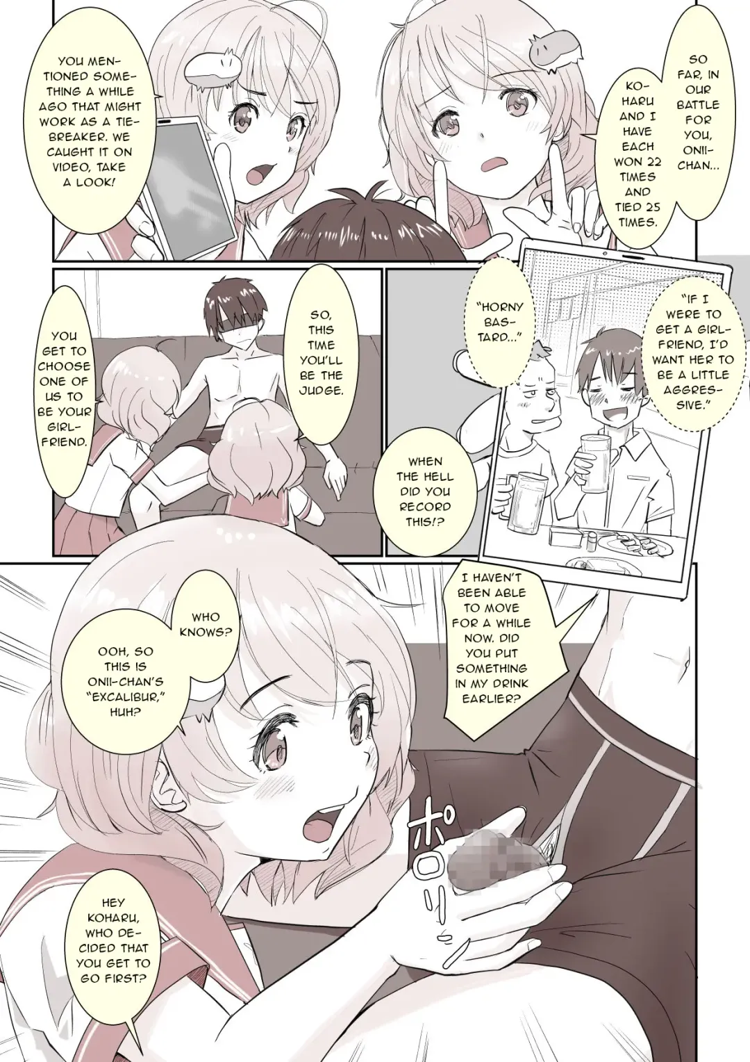 [Ohshima Hato] Yarisugi Twins! | Sex-crazy Twins! Fhentai - Page 4