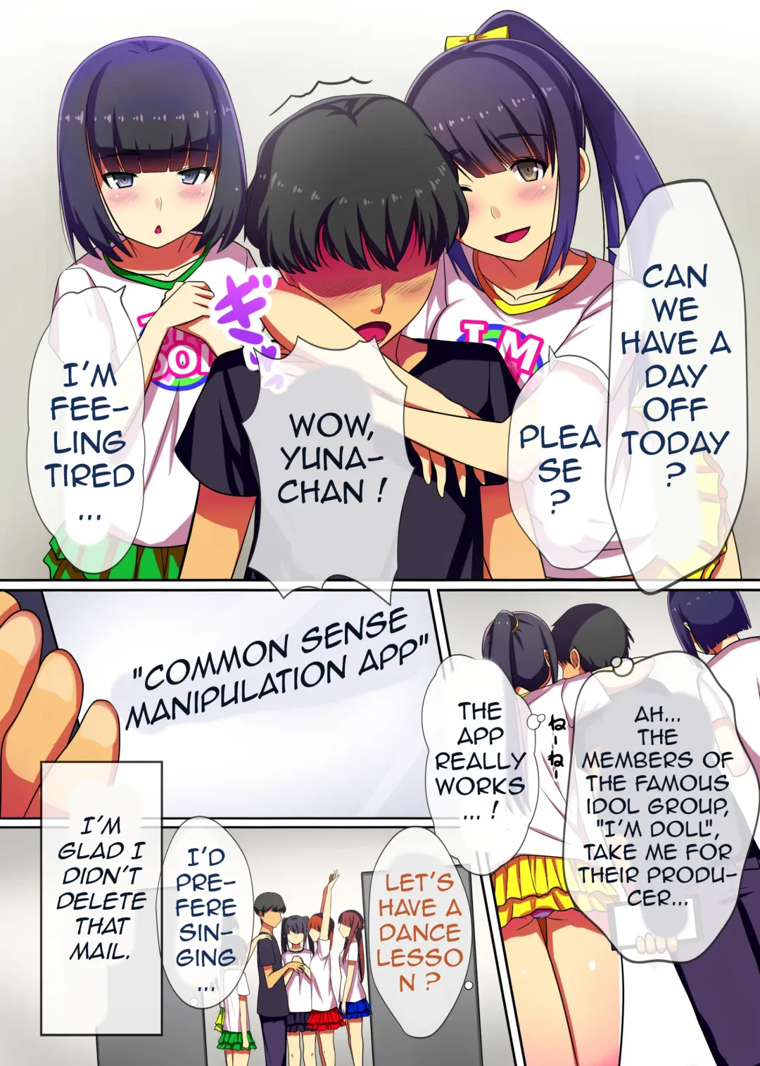 [Kawano Masatoshi] Producer no Meirei wa Zettai! Idol Otaku no Ore ga Joushiki Henkan Appli de Idol Haramase Harem! | Producer's Orders are Absolute! Fhentai - Page 3