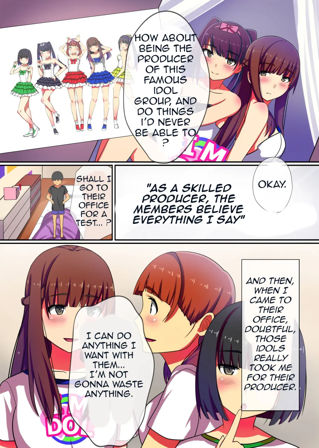 [Kawano Masatoshi] Producer no Meirei wa Zettai! Idol Otaku no Ore ga Joushiki Henkan Appli de Idol Haramase Harem! | Producer's Orders are Absolute! Fhentai - Page 5