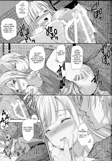 [Crowe] Indeki no Reijou 4 ~Kare no Tonari de Nureru Insei~ | Obscene Lady 4 ~Wet and Moaning Beside My Boyfriend~| Fhentai - Page 34