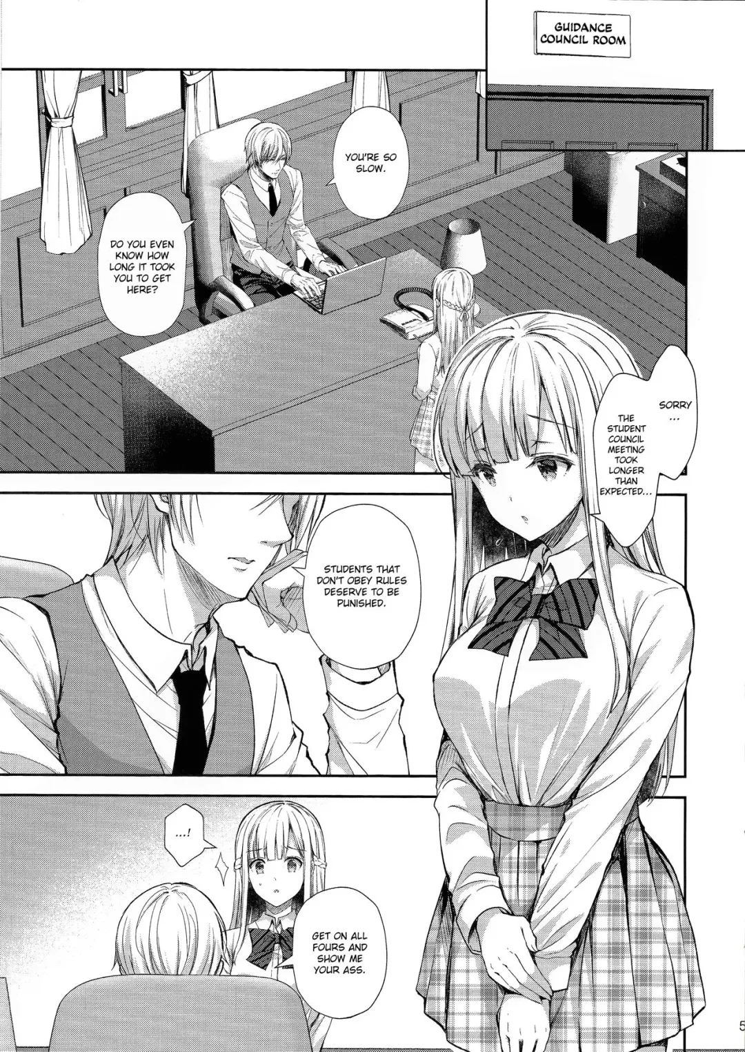 [Crowe] Indeki no Reijou 4.5 ~Higyaku no Kyoushitsu~ | Obscene Lady 4.5 ~Classroom of Agony~ Fhentai - Page 4