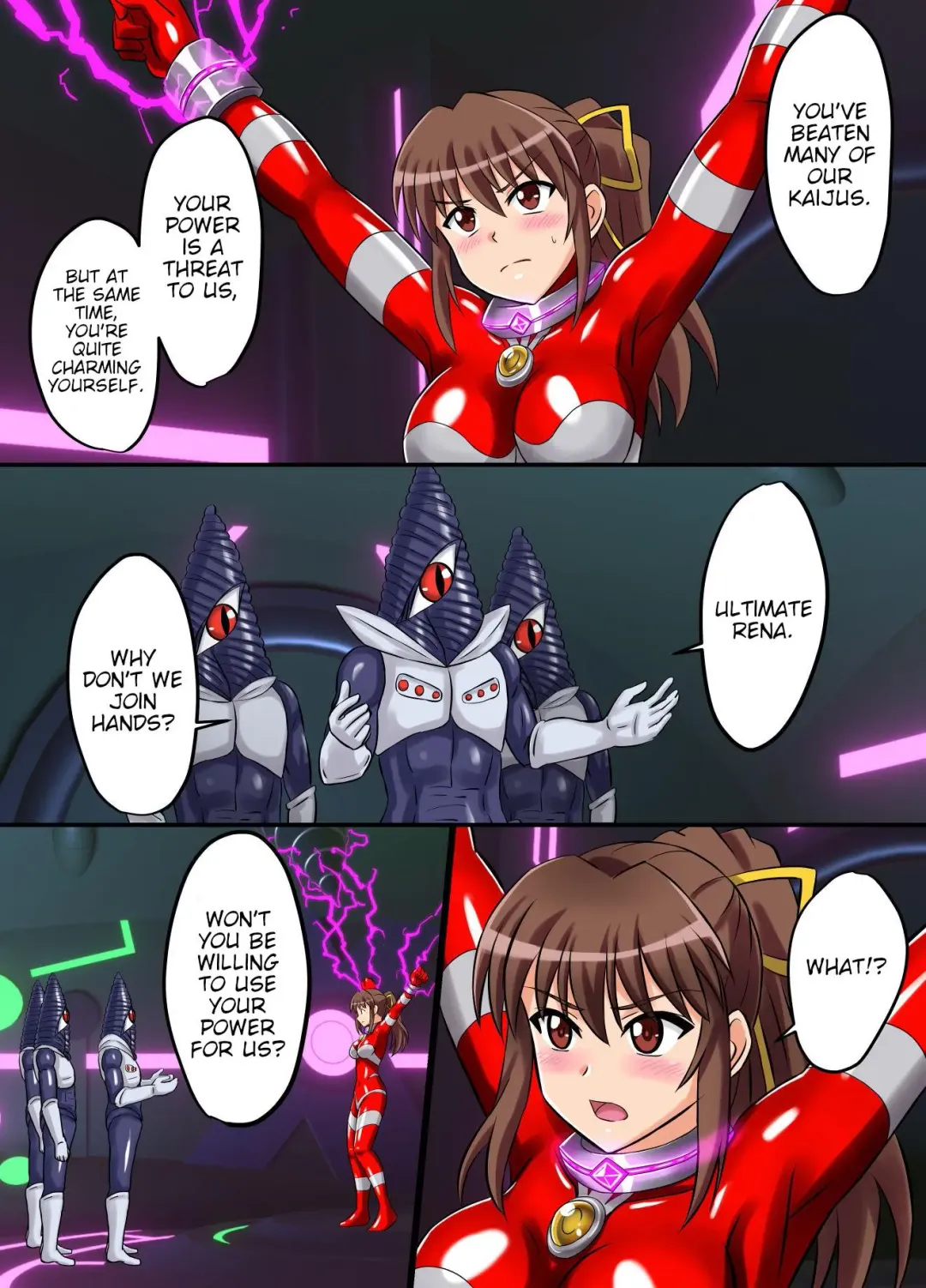 [Asu] Ultimate Rena Ch. 4 Uchuujin no Wana! Fukanzen Henshin! Fhentai - Page 17