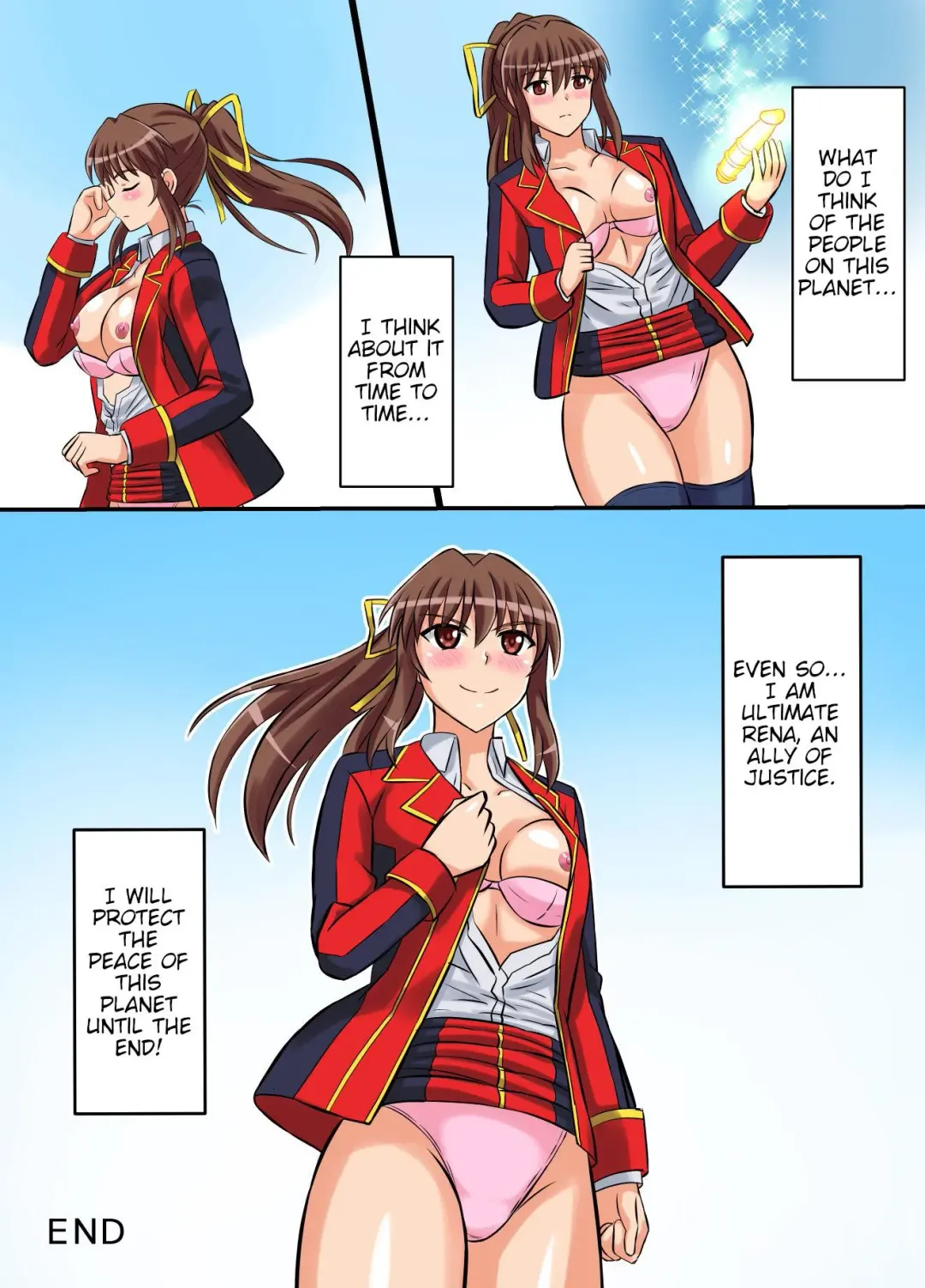 [Asu] Ultimate Rena Ch. 4 Uchuujin no Wana! Fukanzen Henshin! Fhentai - Page 45