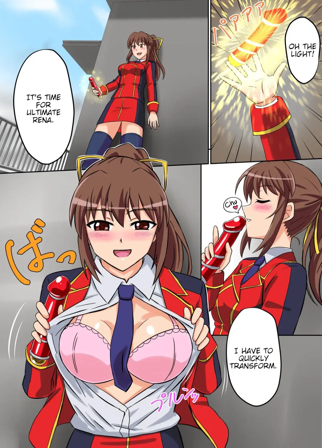 [Asu] Ultimate Rena Ch. 4 Uchuujin no Wana! Fukanzen Henshin! Fhentai - Page 5