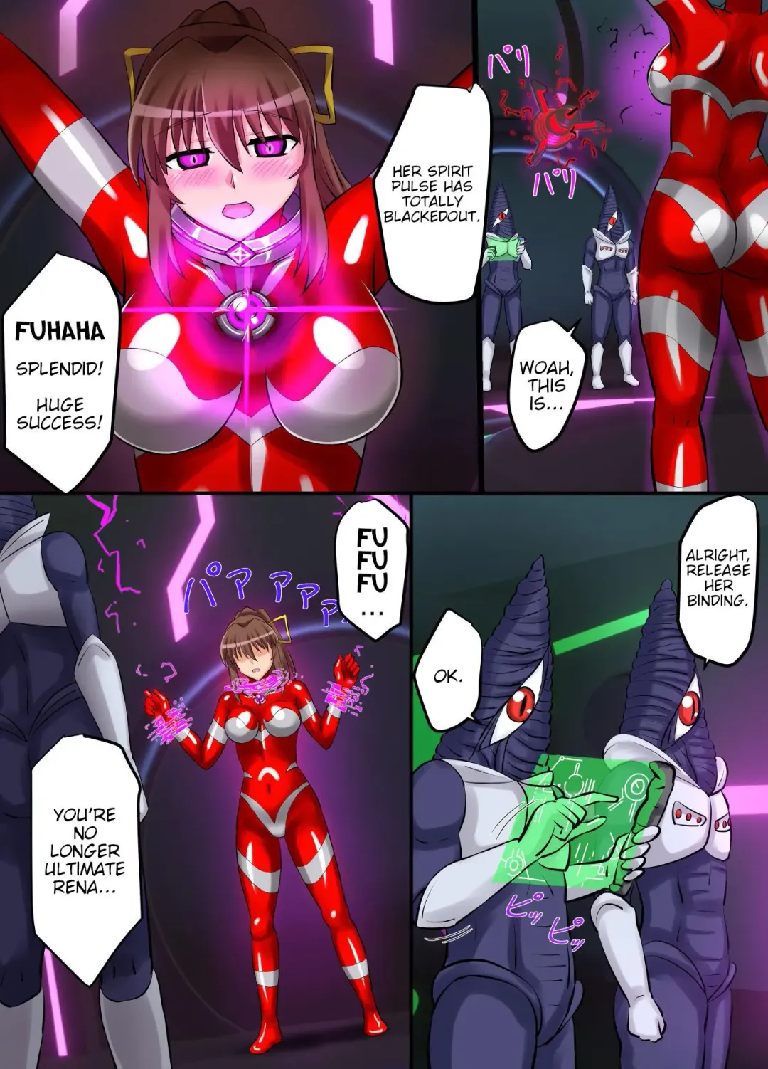 [Asu] Ultimate Rena Ch. 4 Uchuujin no Wana! Fukanzen Henshin! Fhentai - Page 53