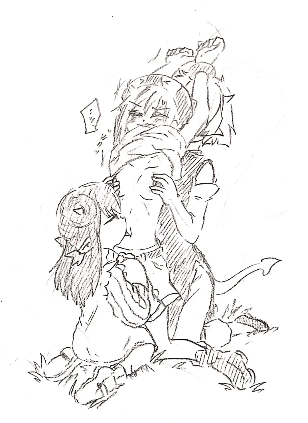 [Mitsuru] Zenmon no Oni, Koumon no Ryuu, Ue kara Panty Fhentai - Page 6