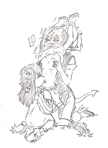 [Mitsuru] Zenmon no Oni, Koumon no Ryuu, Ue kara Panty Fhentai - Page 6