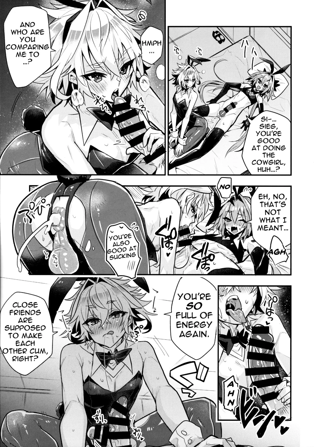 [Haoro] Naka no Ii Shinyuu wa Bunny Cosplay Kijoui Koubi o Sururashii zo | Rider, I Heard That Good Friends Are Supposed To Have Cowgirl Sex While In Bunny Cosplay Fhentai - Page 4