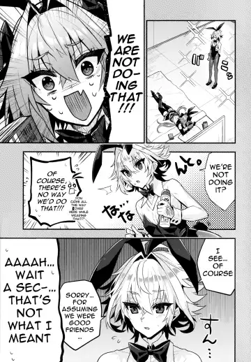 [Haoro] Naka no Ii Shinyuu wa Bunny Cosplay Kijoui Koubi o Sururashii zo | Rider, I Heard That Good Friends Are Supposed To Have Cowgirl Sex While In Bunny Cosplay Fhentai - Page 2