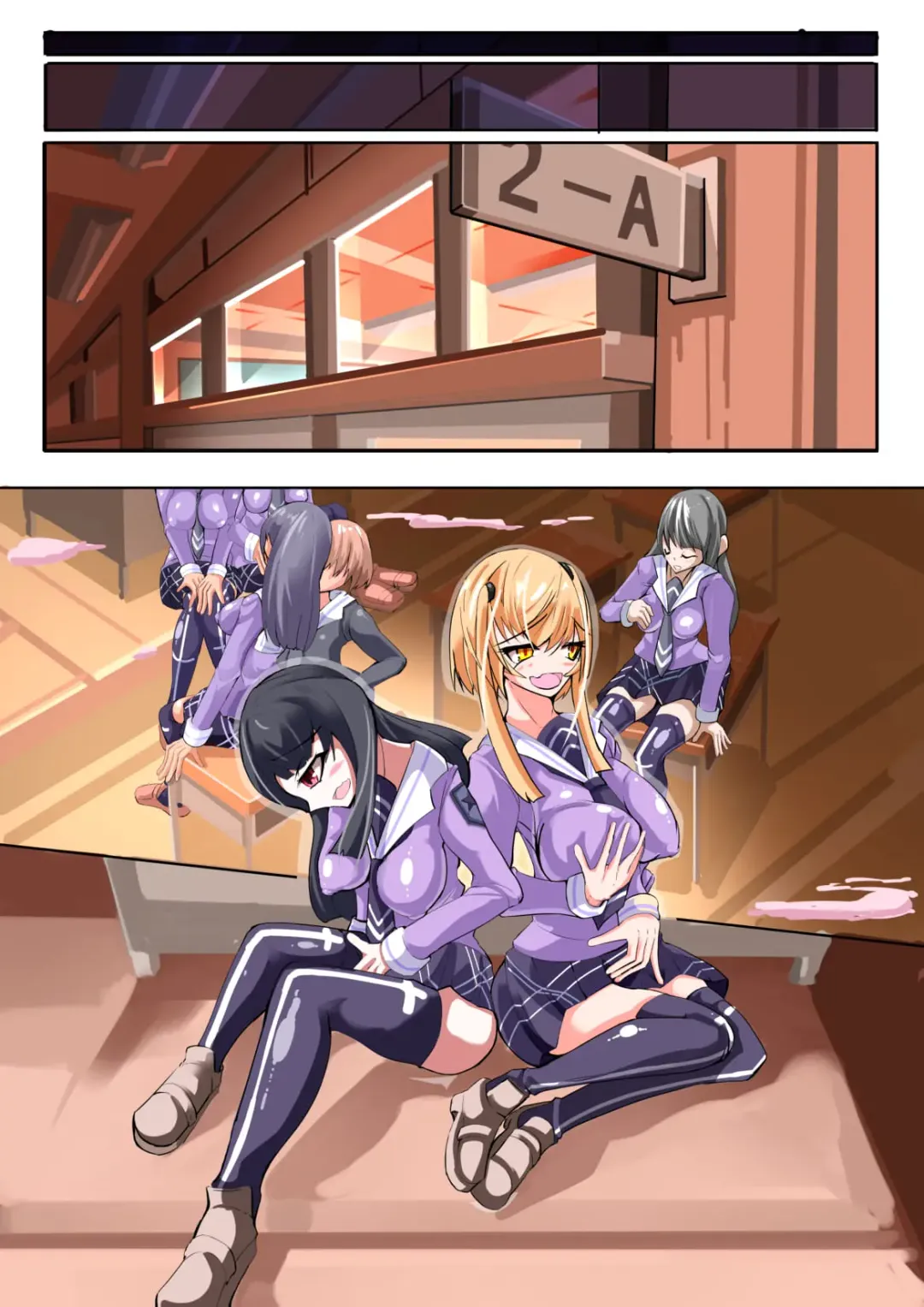 [Aruma] Futanari dorei gakuen-ka keikaku 4 Fhentai - Page 36