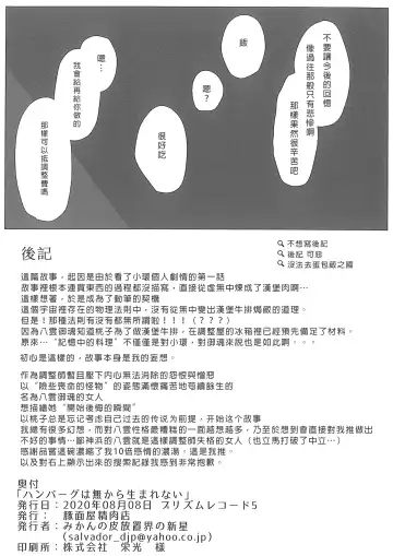 [Mikan No Kawa Houchikai No Shinsei] Hamburg wa Mu kara Umarenai | 漢堡牛排不能無中生有 Fhentai - Page 28